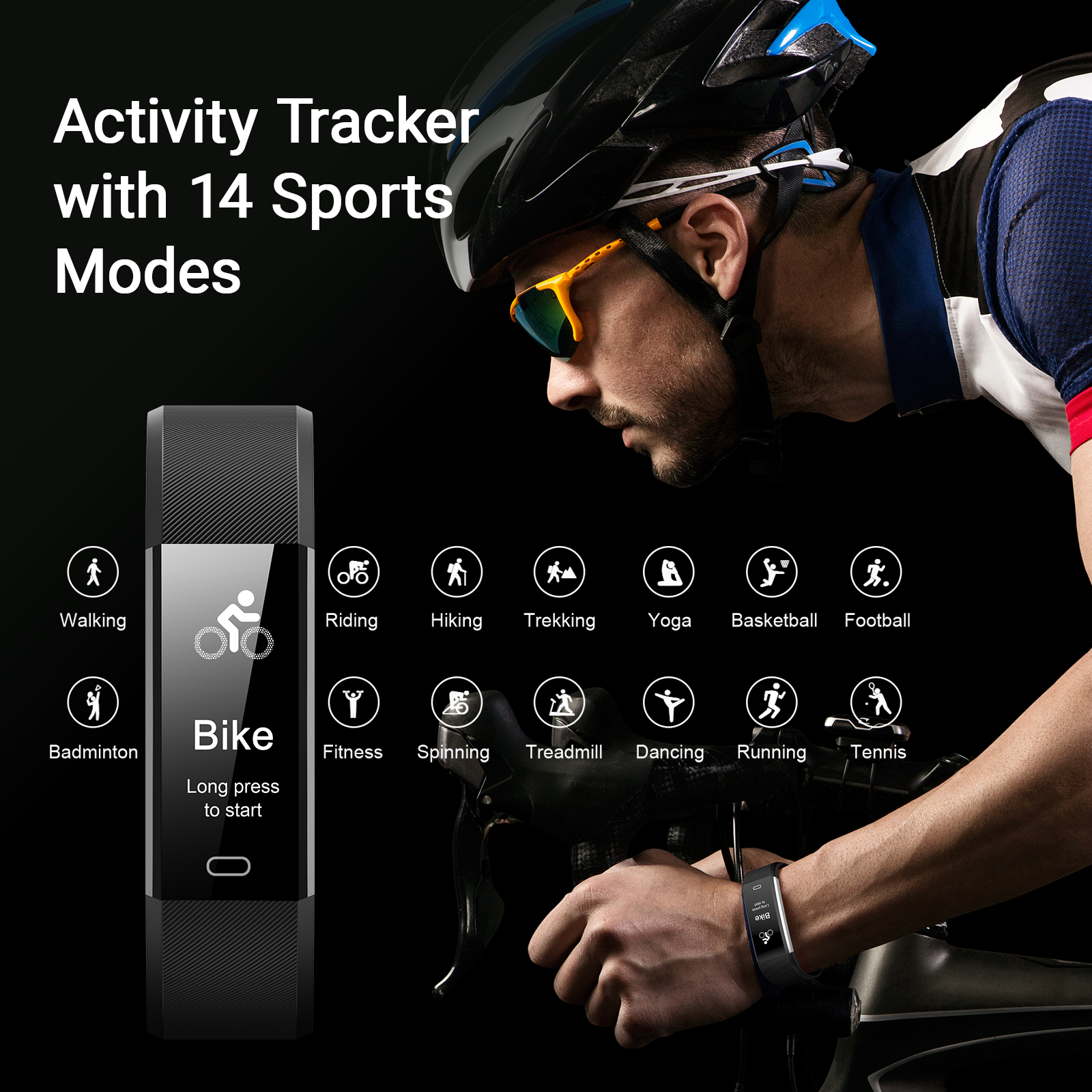 Bicycle fitness tracker clearance